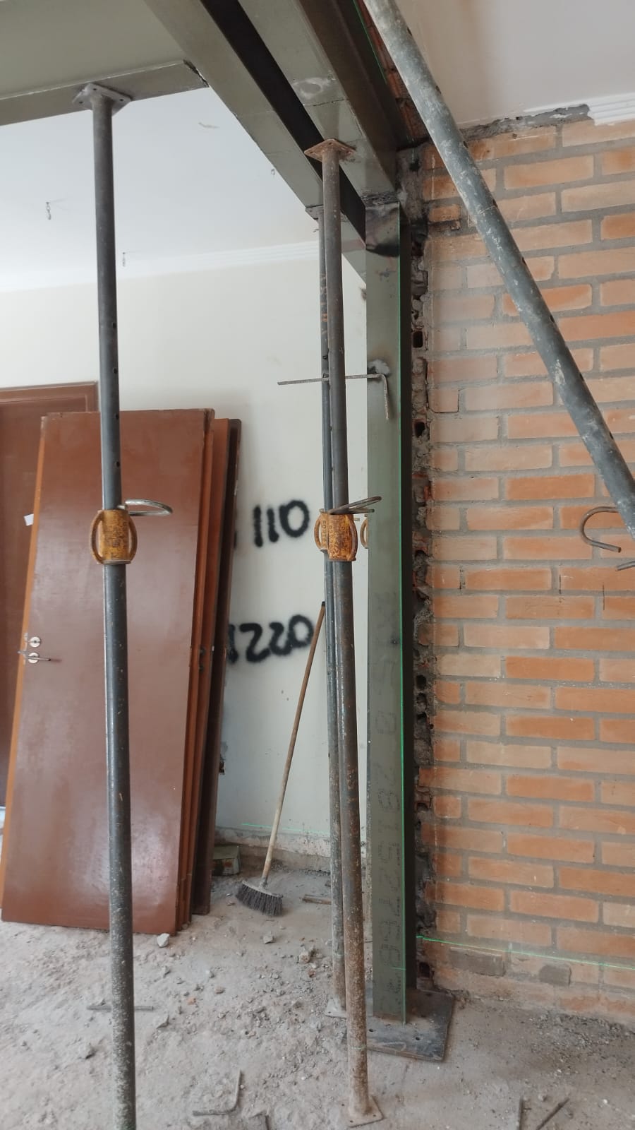 Projeto de reforço estrutural finalizado